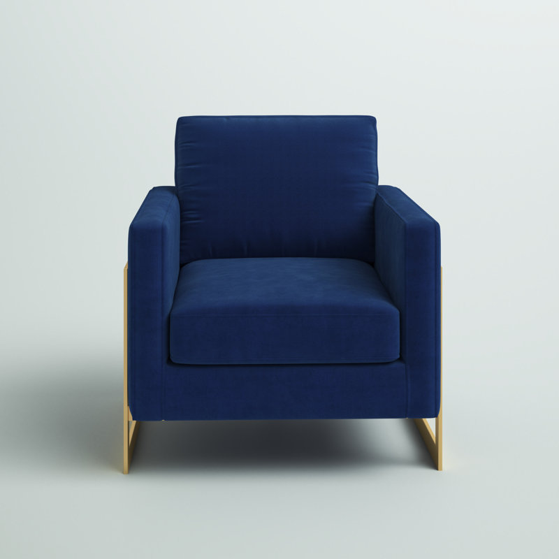 Upper Square™ Posse Performance Velvet Accent Chair & Reviews Wayfair